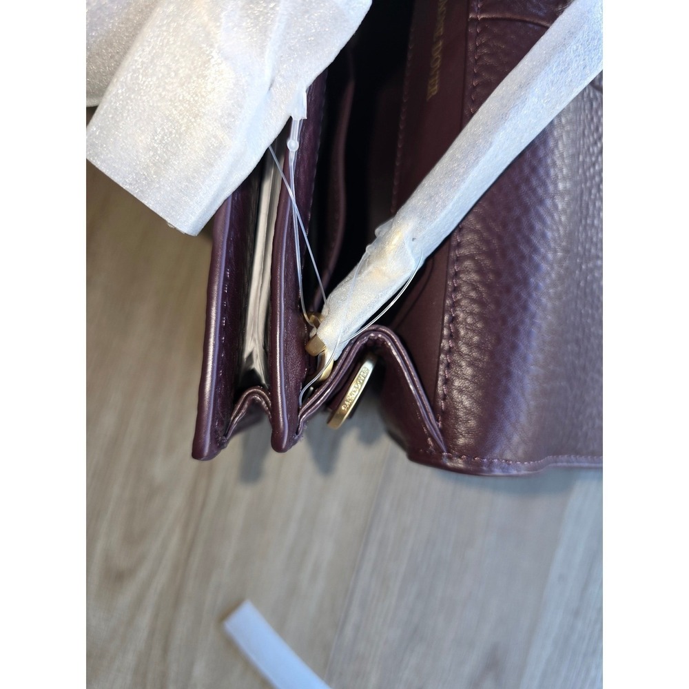 NWOT Dagne Dover Women Crossbody Bag Oxblood Leather Andra Organize quiet luxury - Picture 10 of 16